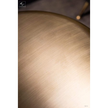 Rounded brass stool