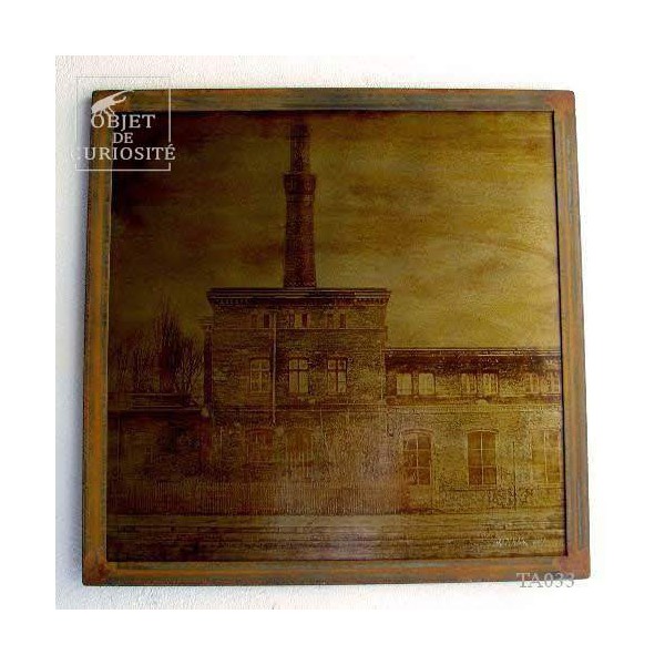 Photo sur métal, friche industrielle