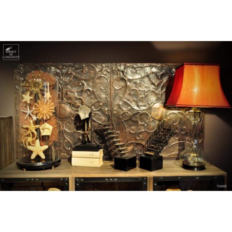 Wall decorative panel copper finish 80x80cm