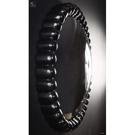 Round ball frame with convex glass