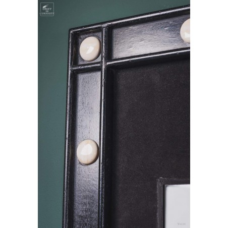Reproduction of octopus, numbered in black wood frame