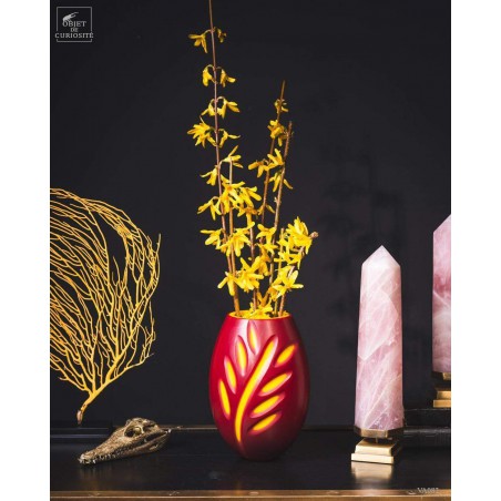 Vase Picasso rouge et jaune