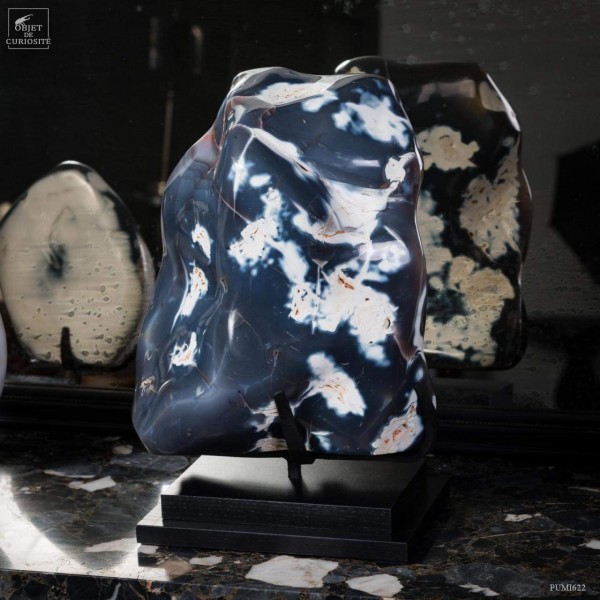 Natural blue and white agate 13.2kg