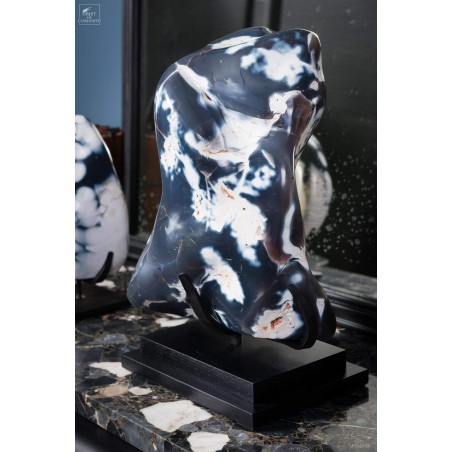 Natural blue and white agate 13.2kg