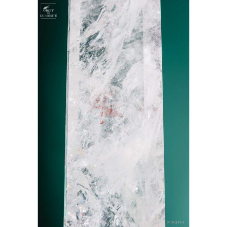 Cristal de roche (Brésil) sur socle laiton