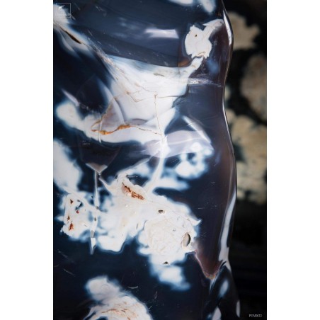 Natural blue and white agate 13.2kg