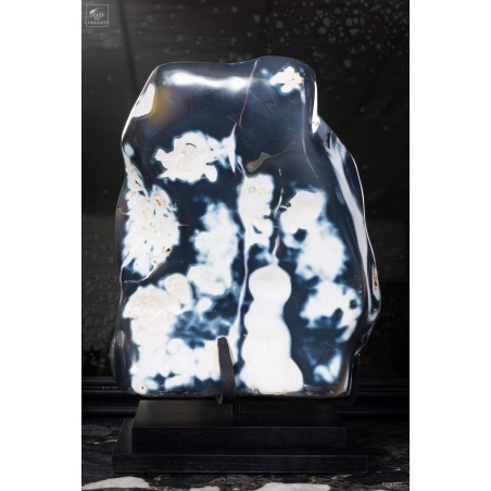 Natural blue and white agate 13.2kg