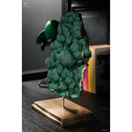 Green crystalized malachite - Congo