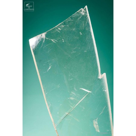 Gypse de Caresse (France)   socle laiton