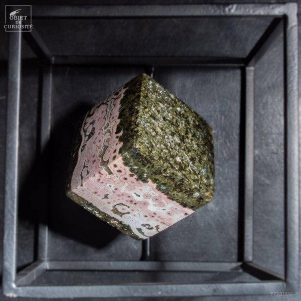 Orbicular jasper cube from Madagascar...