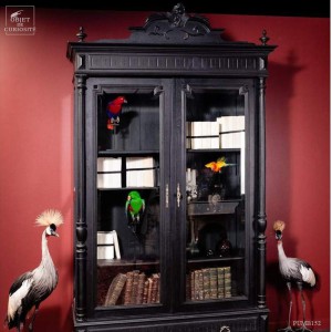 Vitrine Henri II, noir mat... 2