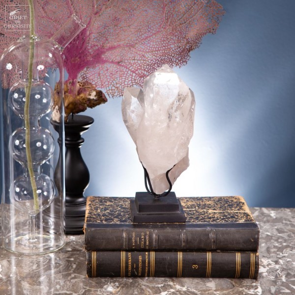 Quartz blanc double pointes (Brésil)