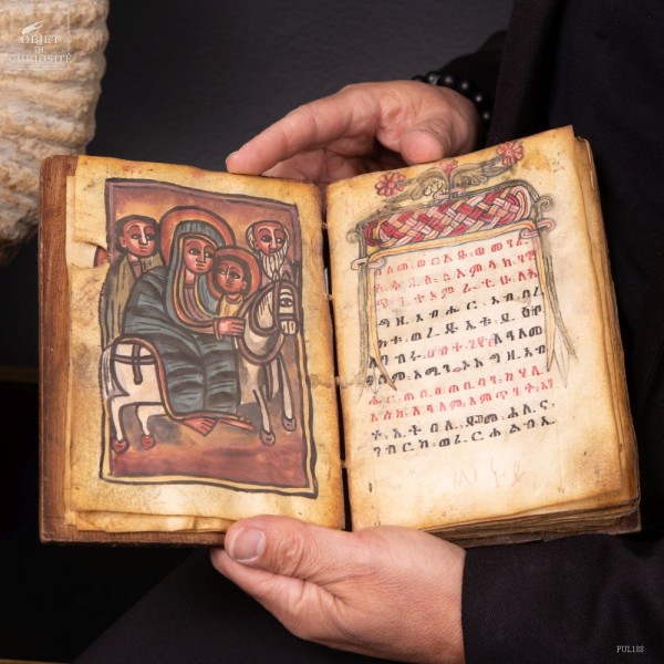 Bible manuscrite de Lalibela en guèze...