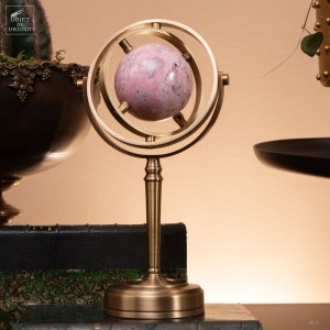 Rhodonite ball, spinning...