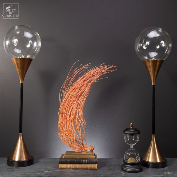 Red sea Whip on brass stand