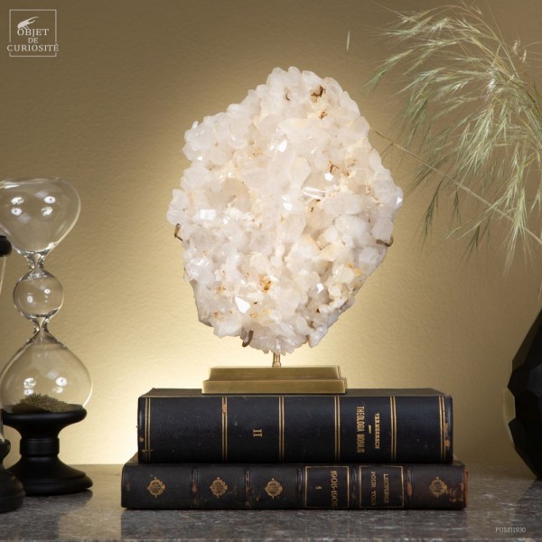 Plaque de quartz transparents de...