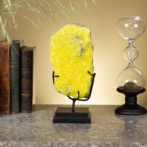 Sulfur from Bolivia on stand