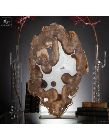 Agate slice from Brazil