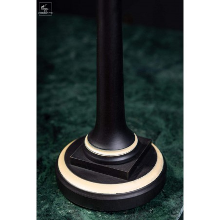 Egg of ostrich on black and ivory base