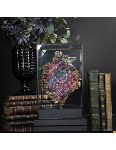 City of  bismuth under square glass