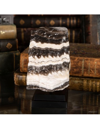 Banded zebra calcite from Mexico (0.6kg)