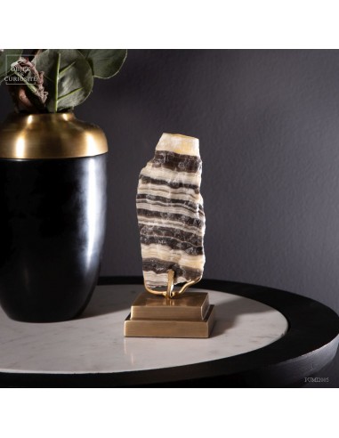 Banded zebra calcite from Mexico (0.3kg)