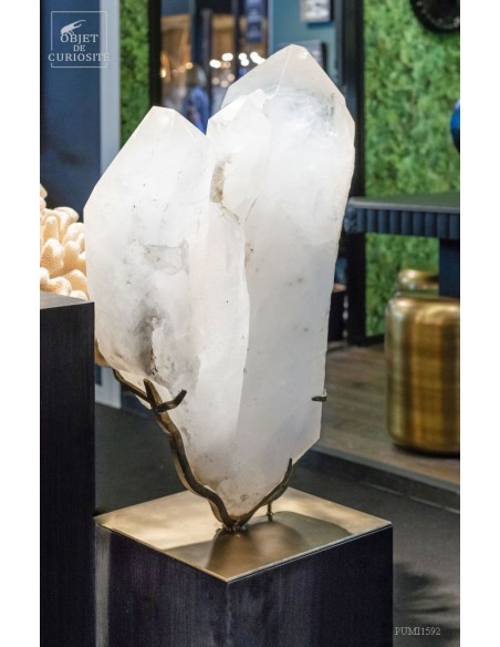 Quartz blanc multi pointes (Brésil) 135kg