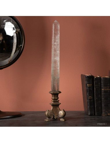 Cristal de roche obélisque sur mini...