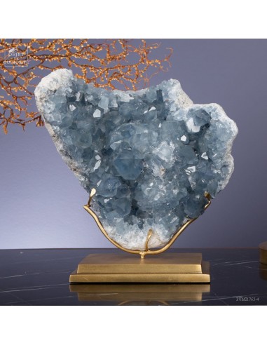 Blue celestina geodel (7.7kg) from...