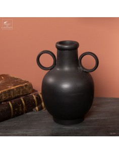 Vase à oreilles rondes, en...