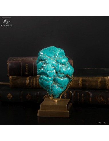 Howlite turquoise (475g) sur base laiton