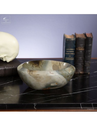 vide-poche en jaspe vert de Madagascar