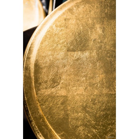 Glass bell jar on gold leaf base