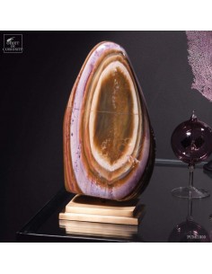 Jaspe rayé violet de...