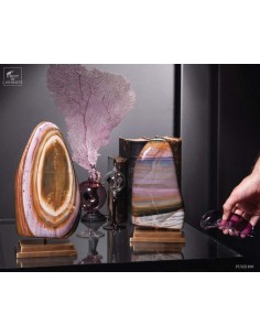 Jaspe rayé violet de... 2