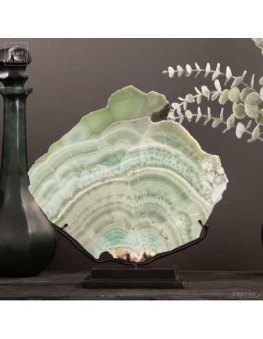 Tranche d'Aragonite verte d'Espagne...