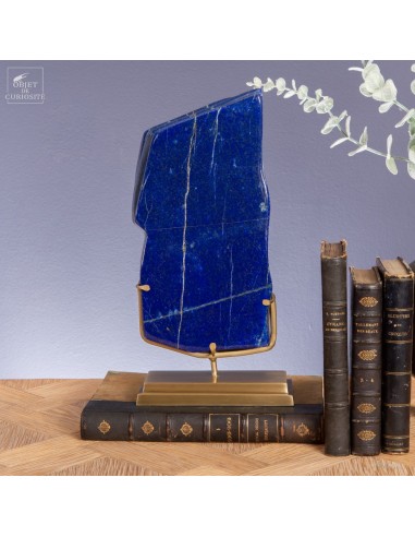 Lapis-lazuli (6kg) on brass base