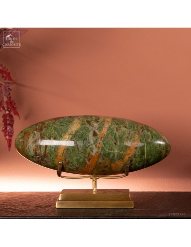 Lingam chrysoprase verte polie (2.1kg)