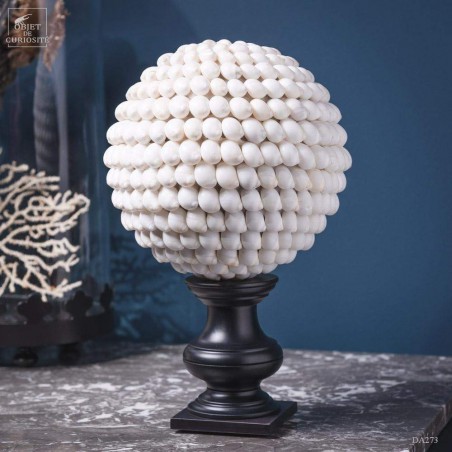 Moon snails ball- on black base (Large)