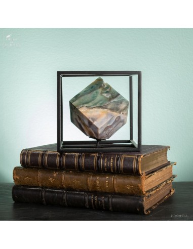 Jasper cube in cage