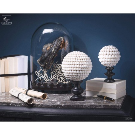 Moon snails ball- on black base (Large)