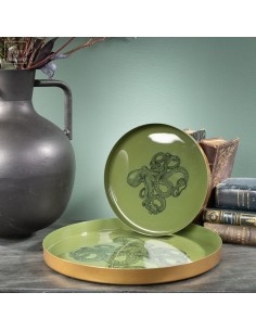 set de deux plats Octopus