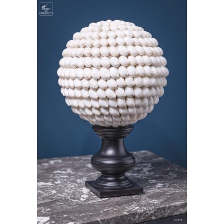 Moon snails ball- on black base (Large)