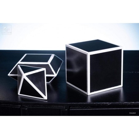 Ensemble de 3 solides de Platon : Cube - Octaèdre - Dodécaèdre aplati