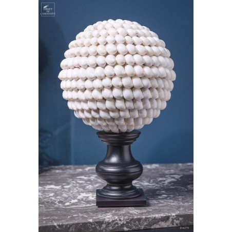 Moon snails ball- on black base (Large)