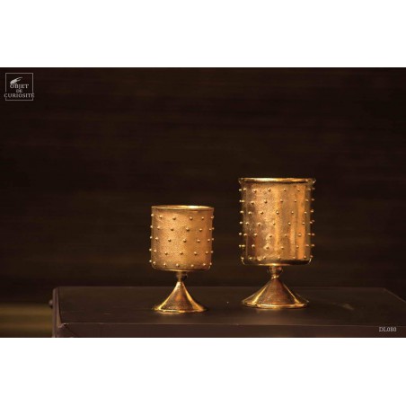 Golden nikel vase PM