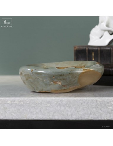 Plat en jaspe polychrome (1.2kg)...