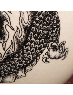 Dragon, ink drawing on... 2