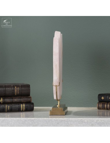 Plaque de quartz rose poli (Brésil)...