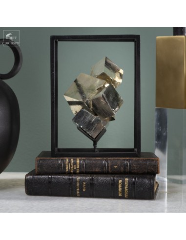 Pyrite Navajun (900G) dans cage filaire
